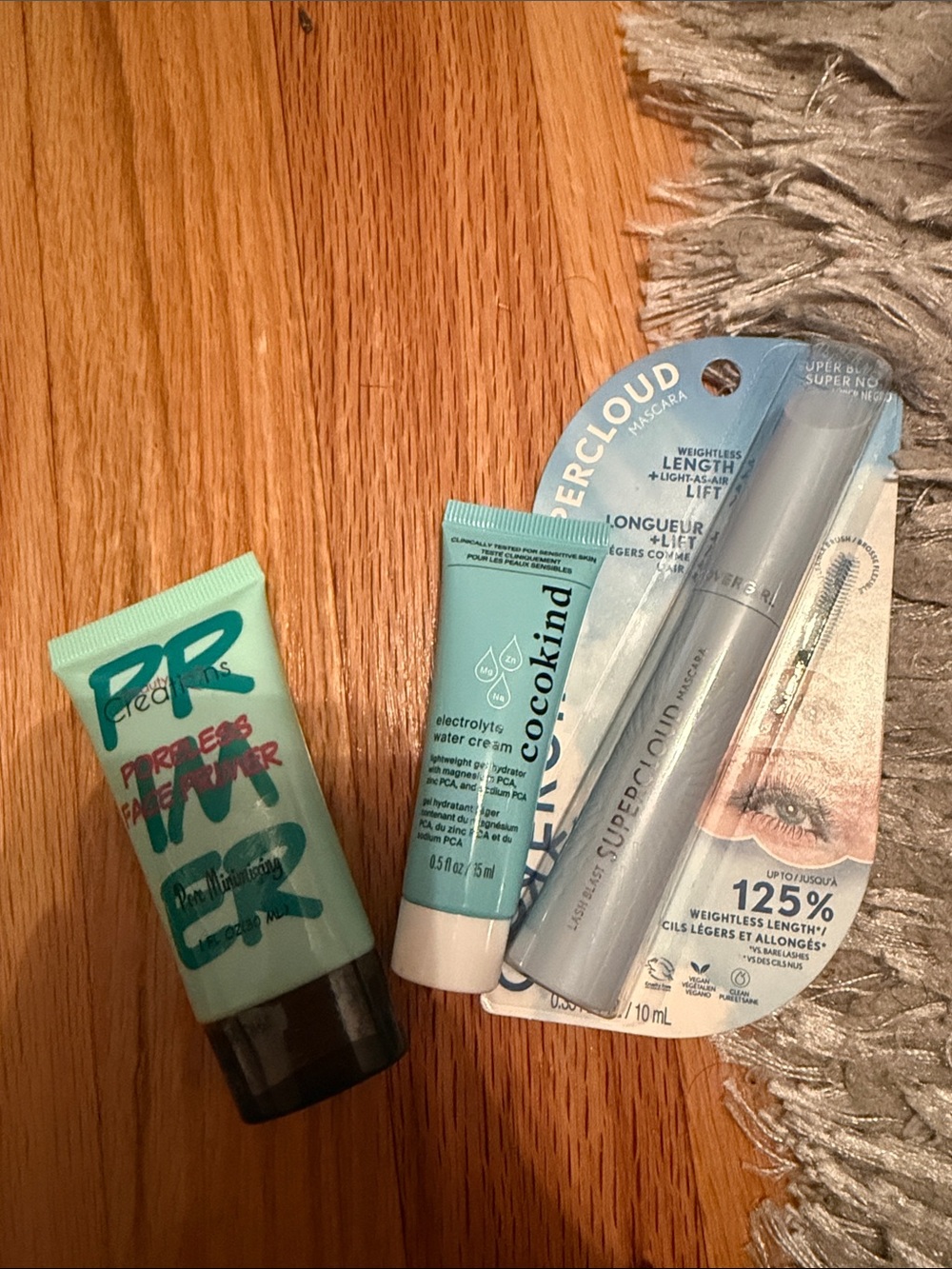 Electrolyte Water Cream + Mascara Duo in Light Aqua and Silver